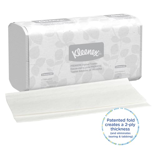 Toallas Kleenex® Scottfold, 9.4 in x 12.4 in, 120 Hojas / 25 Paquetes